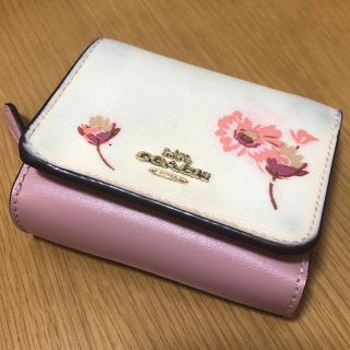 コーチ(COACH)の【大幅値下げ中✨】COACH ミニウォレット 財布 花柄 コーチ(財布)