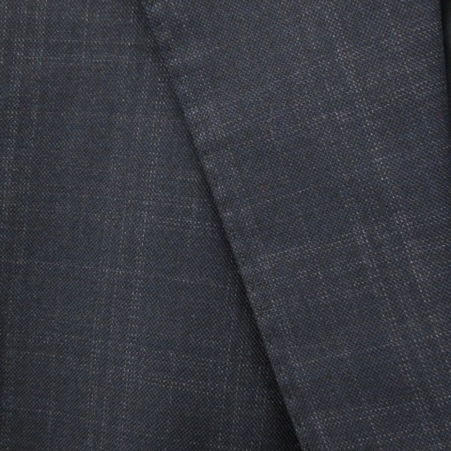 other(アザー)のONLY DRAGO社製 スーツ 3ピース チェック ウール 紺 165 春夏秋 メンズのスーツ(スーツジャケット)の商品写真