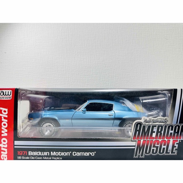 AW/'71 Chevyシボレー Camaroカマロ 1/18 絶版 アメ車 大人の上質