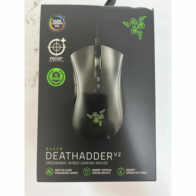 【箱あり】Razer DEATHADDER V2 + Razerマウスバンジー