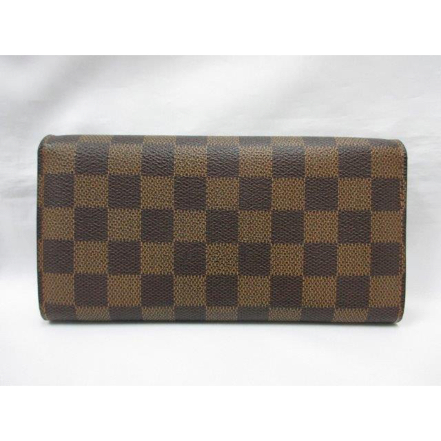 LOUIS VUITTON(ルイヴィトン)のルイヴィトン ダミエ 長財布 ファスナー付き長財布 N61734 中古本物 レディースのファッション小物(財布)の商品写真