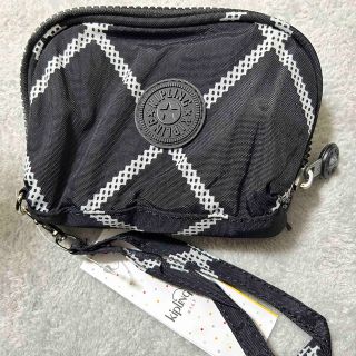 キプリング(kipling)の新品　コインポーチ　キプリング手持ちバック　小物入れ　カードバック　黑(財布)