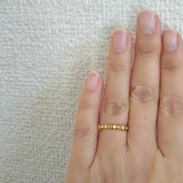 専用⭐スタージュエリー K18 サファイア リング 9号 ハーフエタニテ 美