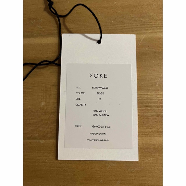yoke 19aw ニット(ベージュ) 【残りわずか】 livingwordcentre.org