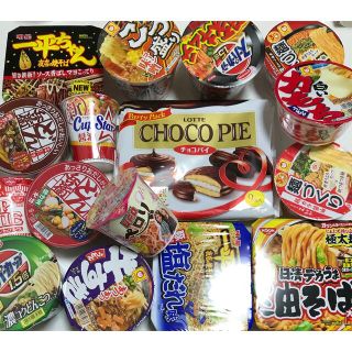 カップ麺 チョコパイ  詰め合わせ(インスタント食品)