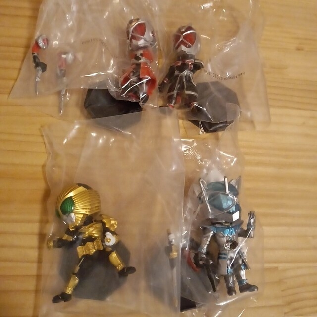 未開封】 一番くじ 仮面ライダー デフォルメクス フィギュア 4点