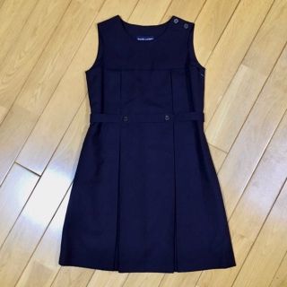 ラルフローレン(Ralph Lauren)の【140】ラルフローレン　ジャンパースカート　ワンピース　ネイビー　入学式(ドレス/フォーマル)