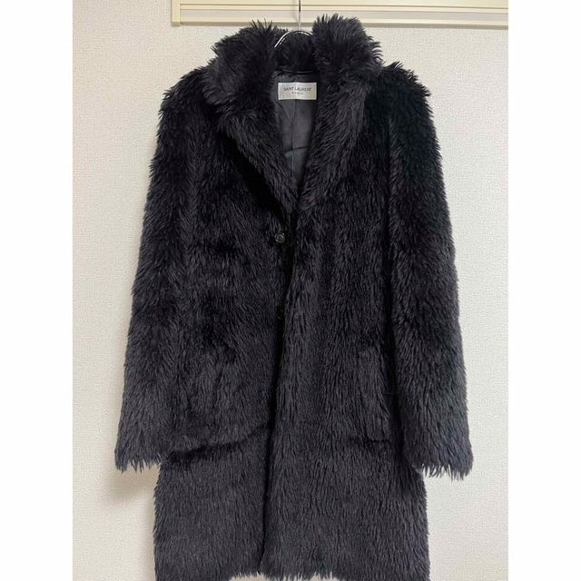 SAINT LAURENT - Saint Laurent Parisファーコートの通販 by ___ SAINT LAURENT - Saint Laurent Parisファーコートの通販 by ___