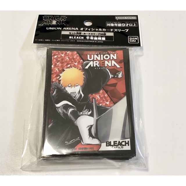 ユニオンアリーナ スリーブ BLEACH エンタメ/ホビーのトレーディングカード(カードサプライ/アクセサリ)の商品写真