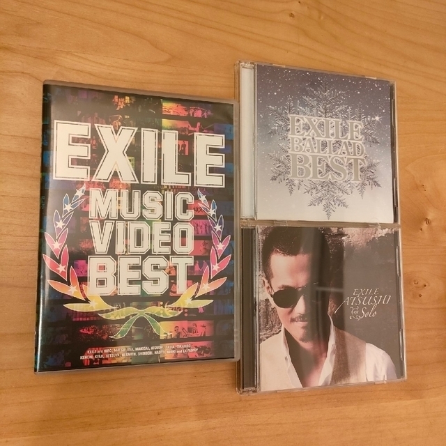 EXILE(エグザイル)のEXILE　CD＆DVDセット販売　BEST・BALLAD・SOLO エンタメ/ホビーのDVD/ブルーレイ(ミュージック)の商品写真