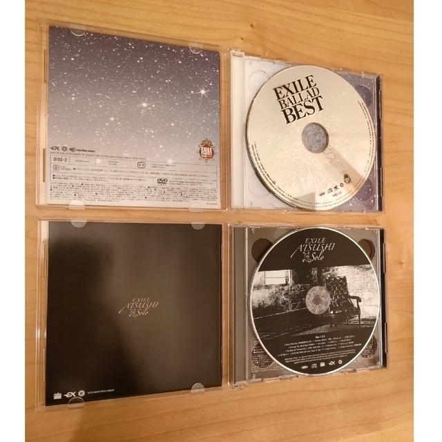 EXILE(エグザイル)のEXILE　CD＆DVDセット販売　BEST・BALLAD・SOLO エンタメ/ホビーのDVD/ブルーレイ(ミュージック)の商品写真