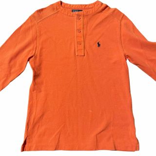 ポロラルフローレン(POLO RALPH LAUREN)のラルフローレン★トップス★ロンT★140★オレンジ(Tシャツ/カットソー)