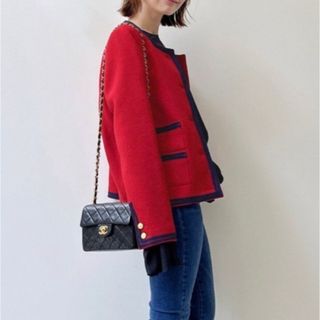 アパルトモンドゥーズィエムクラス(L'Appartement DEUXIEME CLASSE)のL'Appartement リジェールTweed Jacket(ノーカラージャケット)