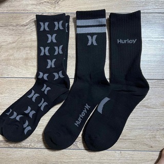 ハーレー(Hurley)のHurley 3足セット　ソックス　靴下　フリーサイズ(ソックス)