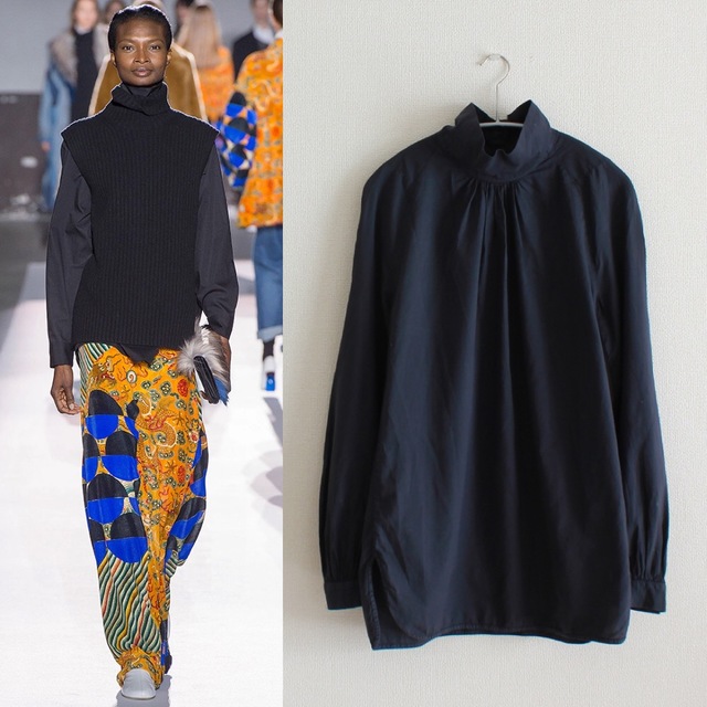DRIES VAN NOTEN/ドリス/17FW/ハイネックブラウス dizzies.land