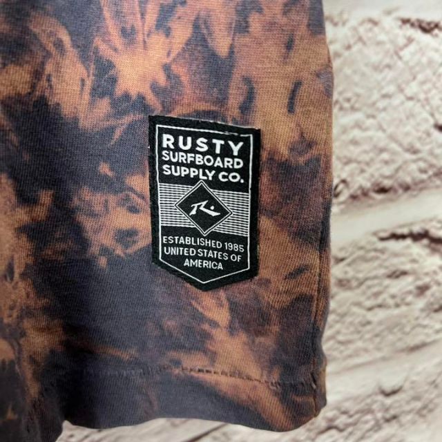 RUSTY(ラスティ)のRUSTY SURFBOARD　Tシャツ　メンズ　レディース【S】 メンズのトップス(Tシャツ/カットソー(半袖/袖なし))の商品写真