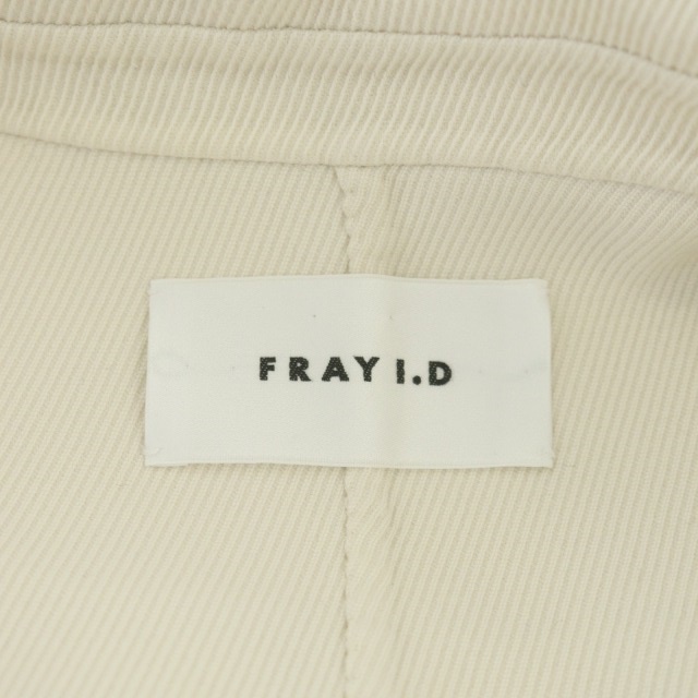 FRAY I.D(フレイアイディー)のフレイアイディー 22SS ケープステンカラーツイルリバーコート ロング レディースのジャケット/アウター(その他)の商品写真