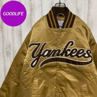 Majestic × MIL.ブルワーズ XLサイズ フリース裏地 スタジャン
