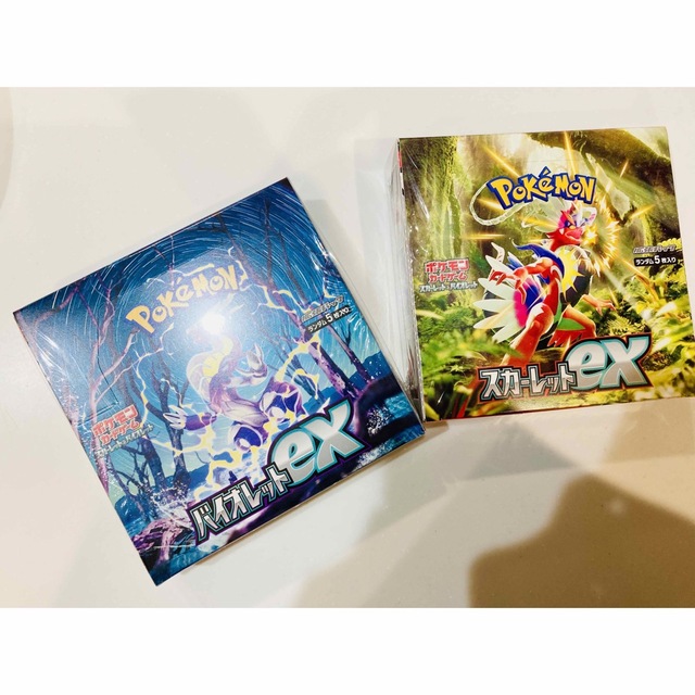 【ポケカ】 バイオレットex スカーレットex計2BOX シュリンク付き