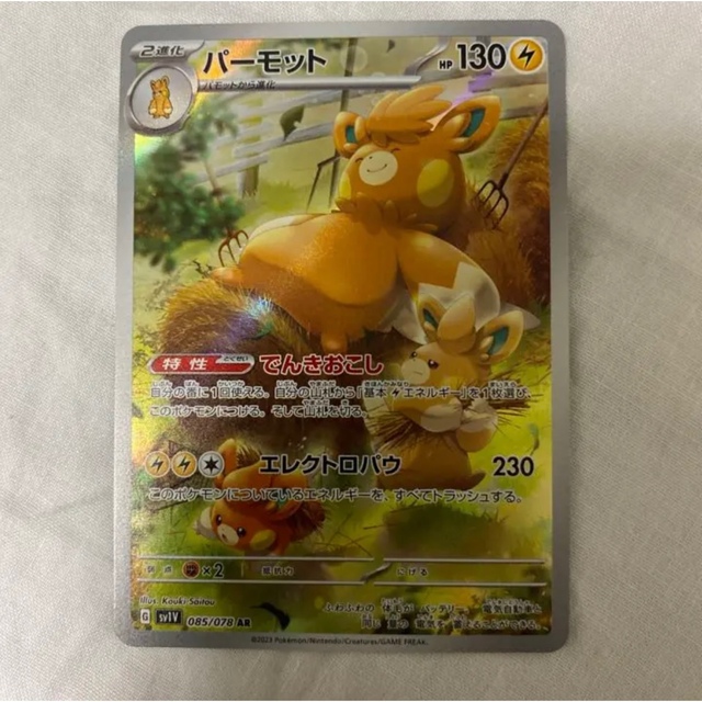 桜瑪瑙 ポケモンカード PSA10 パーモット AR