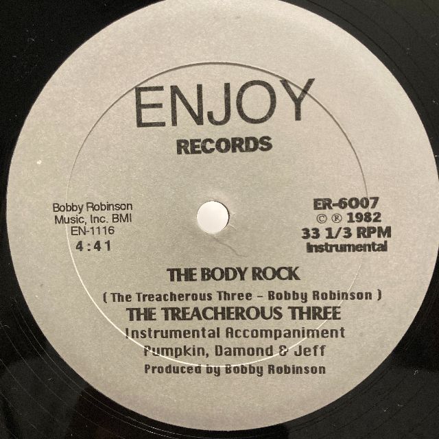 The Treacherous Three – The Body Rock 楽器のDJ機器(レコード針)の商品写真