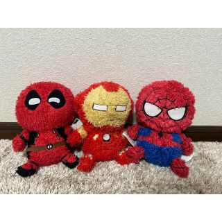 マーベル(MARVEL)のpoffmoff デッドプール　アイアンマン　スパイダーマン　S マーベル(ぬいぐるみ/人形)