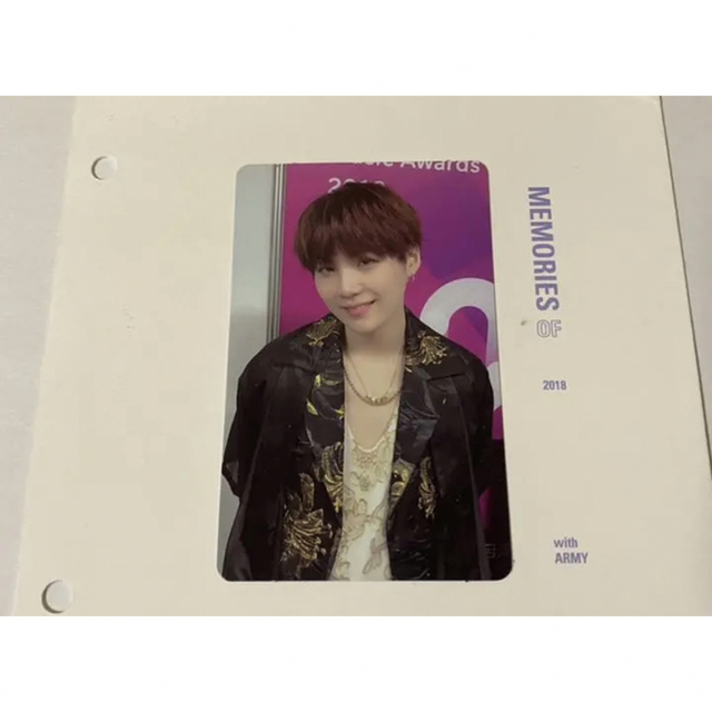 公式 BTS SUGA ユンギ memories 2018 トレカ - CD 公式 BTS SUGA ユンギ memories 2018 トレカ - CD