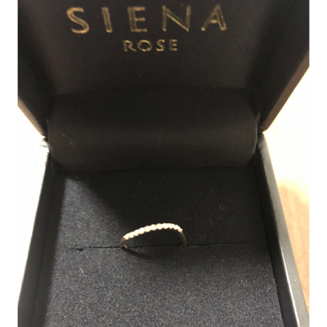 SIENA ROSE シエナロゼ k10  ダイヤモンド　スノーフレークリング