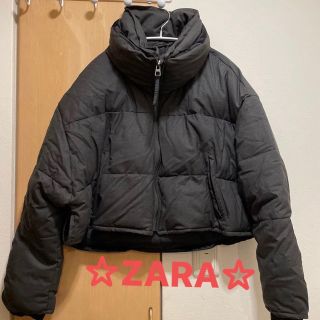 ZARA メタル加工キルティングジャケット Sサイズ