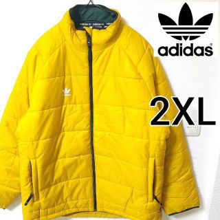 オリジナルス(Originals（adidas）)のadidas ミッドレイヤージャケット ダウンジャケット 中綿ブルゾン 黄 XO(ダウンジャケット)