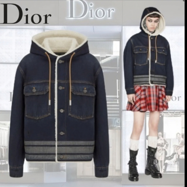男女兼用 christian - Dior Christian dior ジャケット フード  デニム Gジャン+デニムジャケット