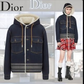 クリスチャンディオール(Christian Dior)のchristian dior デニム  フード ジャケット(Gジャン/デニムジャケット)