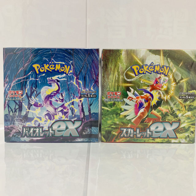 2022新生活 ポケモンカード バイオレットex スカーレットex 1BOXセット