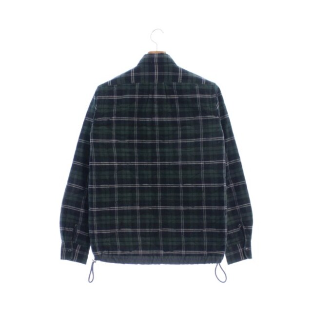 sacai(サカイ)のsacai サカイ カジュアルシャツ 1(S位) 緑x紺xグレー(チェック) 【古着】【中古】 メンズのトップス(シャツ)の商品写真