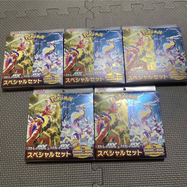 ポケモンカードスカーレットex &バイオレットexスペシャルセット5BOX