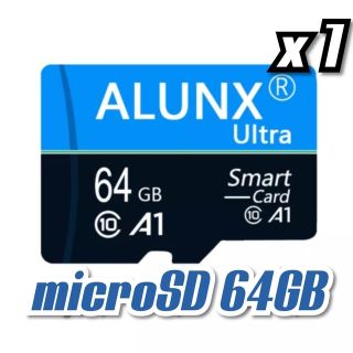 マイクロSD カード 64GB 1枚 microSD カード ALB64(その他)