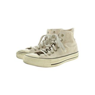 コンバース(CONVERSE)のCONVERSE コンバース スニーカー 26.5cm ベージュ系 【古着】【中古】(スニーカー)