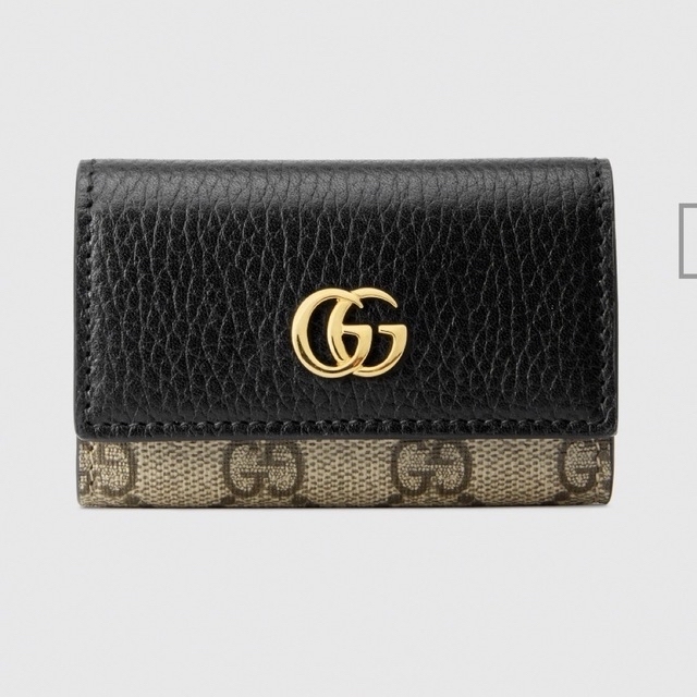 gucci GGマーモント レザー キーケース-