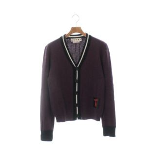 マルニ(Marni)のMARNI マルニ カーディガン 44(S位) 紫 【古着】【中古】(カーディガン)