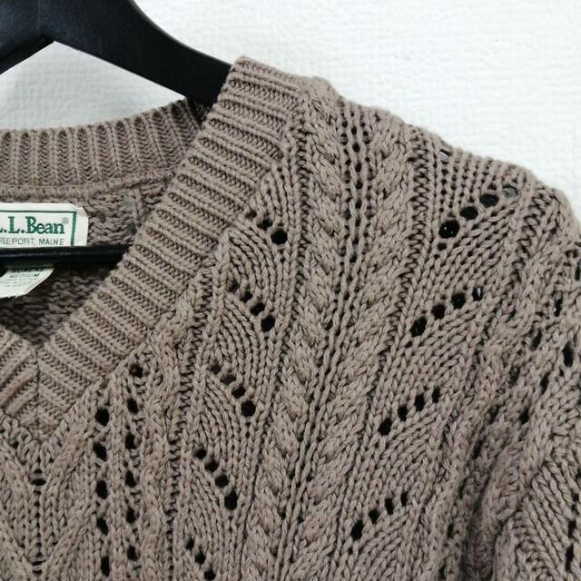 L.L.Bean(エルエルビーン)のvintage made in USA L.L.BEAN summer knit レディースのトップス(ニット/セーター)の商品写真