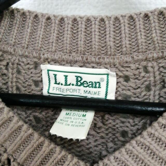 L.L.Bean(エルエルビーン)のvintage made in USA L.L.BEAN summer knit レディースのトップス(ニット/セーター)の商品写真