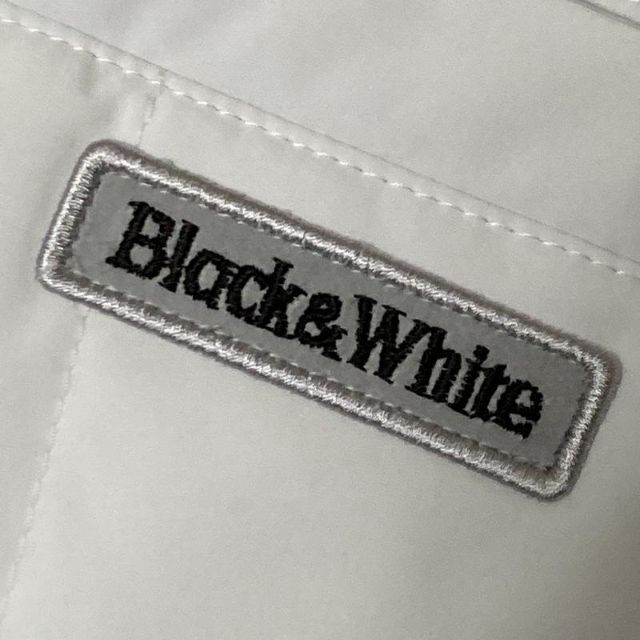 【GOLFウェア】美品 Black＆White パンツ ズボン ゴルフ ロゴ 3