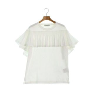 ヴァレンティノ(VALENTINO)のVALENTINO ヴァレンティノ Tシャツ・カットソー XS 白 【古着】【中古】(カットソー(半袖/袖なし))