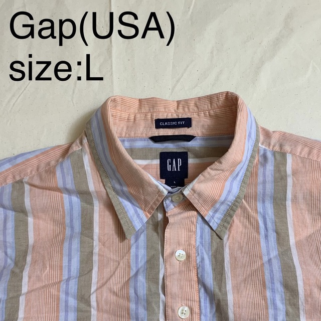 Gap(USA)ビンテージコットンプルオーバーシャツ　Lシャツ