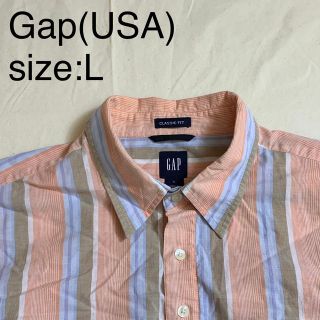 ギャップ(GAP)のGap(USA)ビンテージコットンプルオーバーシャツ　L(シャツ)