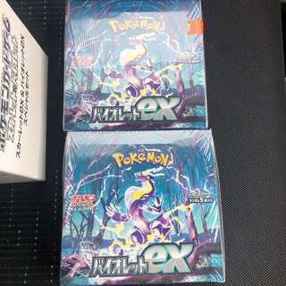 ポケモン(ポケモン)のポケモンカードゲーム　バイオレットex新品未開封BOX(カード)