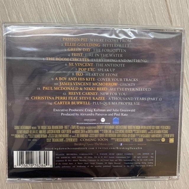 トワイライト・サーガ／ブレイキング・ドーンPart2』のオリジナル・サントラ エンタメ/ホビーのCD(映画音楽)の商品写真