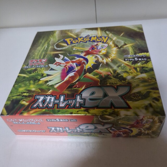 ポケモンカード box スカーレットex シュリンク付き