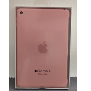 アップル(Apple)のApple純正 iPad mini4 シリコンケース ピンク 未開封新品(iPadケース)