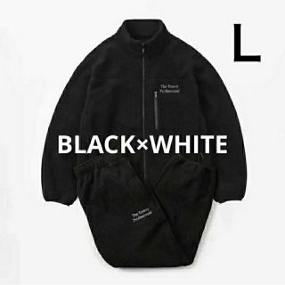 ワンエルディーケーセレクト(1LDK SELECT)のENNOY City Fleece エンノイ シティフリース 黒×白 L(その他)